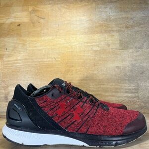 Under Armour Charged Bandit 2 Mens Size 13 Running Shoes Sneakers Red Black